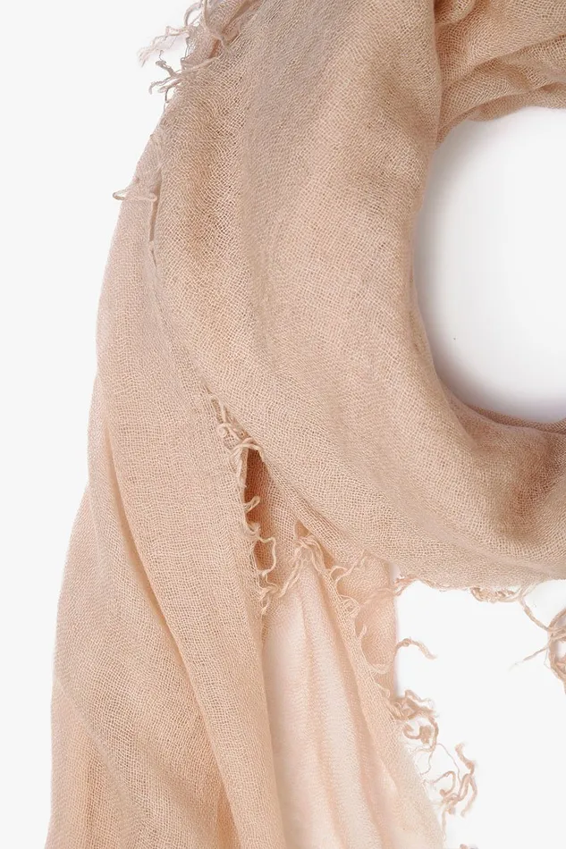 Chan Luu Cashmere And Silk Scarf Doeskin Women Scarves