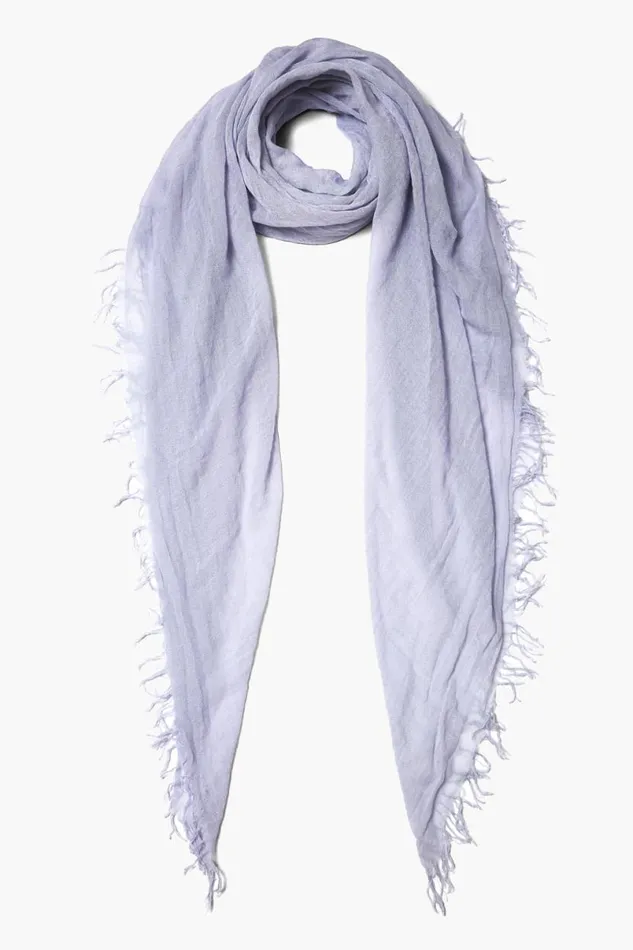 Chan Luu Cashmere And Silk Scarf Lilac Hint Women Scarves