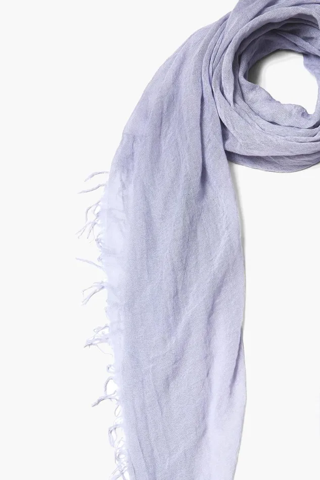 Chan Luu Cashmere And Silk Scarf Lilac Hint Women Scarves