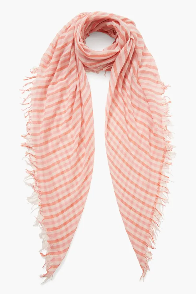 Chan Luu Cashmere And Silk Scarf Mauve Chalk Linea Women Scarves