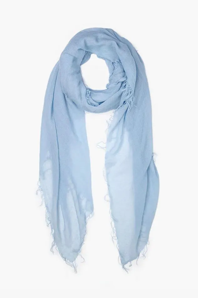 Chan Luu Cashmere And Silk Scarf Simply Blue Women Scarves