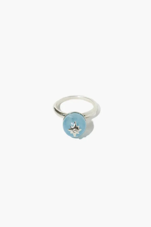 Chan Luu Cecilia Ring Aquamarine Women Rings