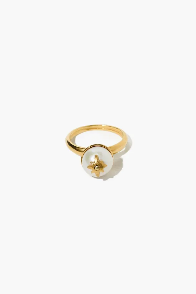 Chan Luu Cecilia Ring White Pearl Women Rings