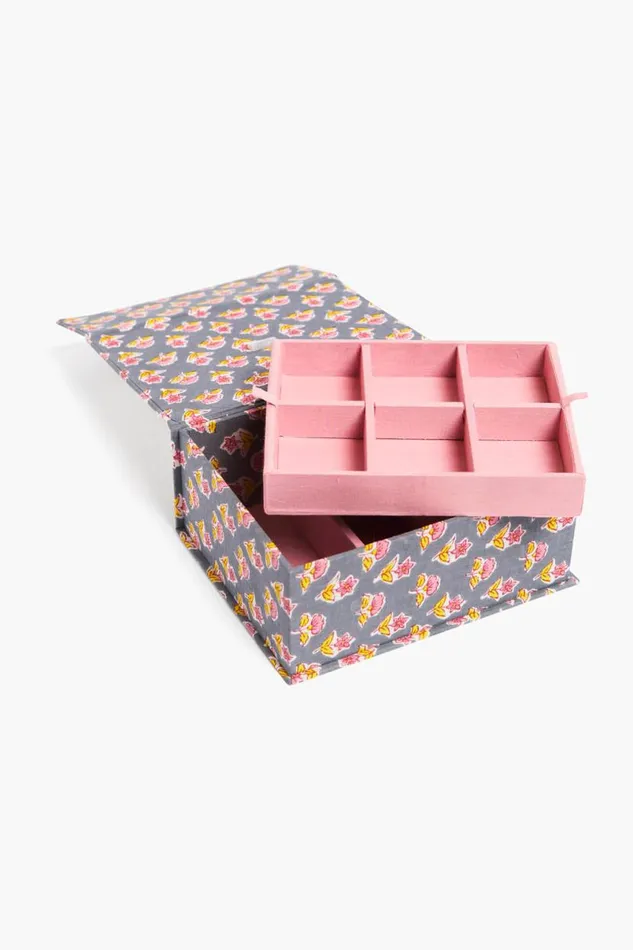 Chan Luu Classic Jewelry Box Grey Women Jewelry Storage