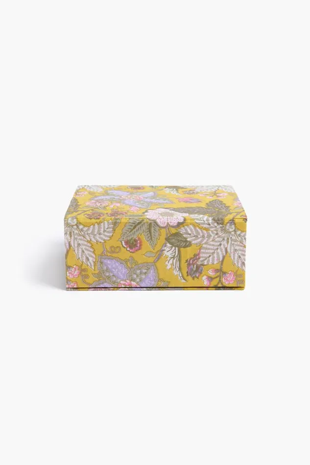 Chan Luu Classic Jewelry Box Yellow Women Jewelry Storage
