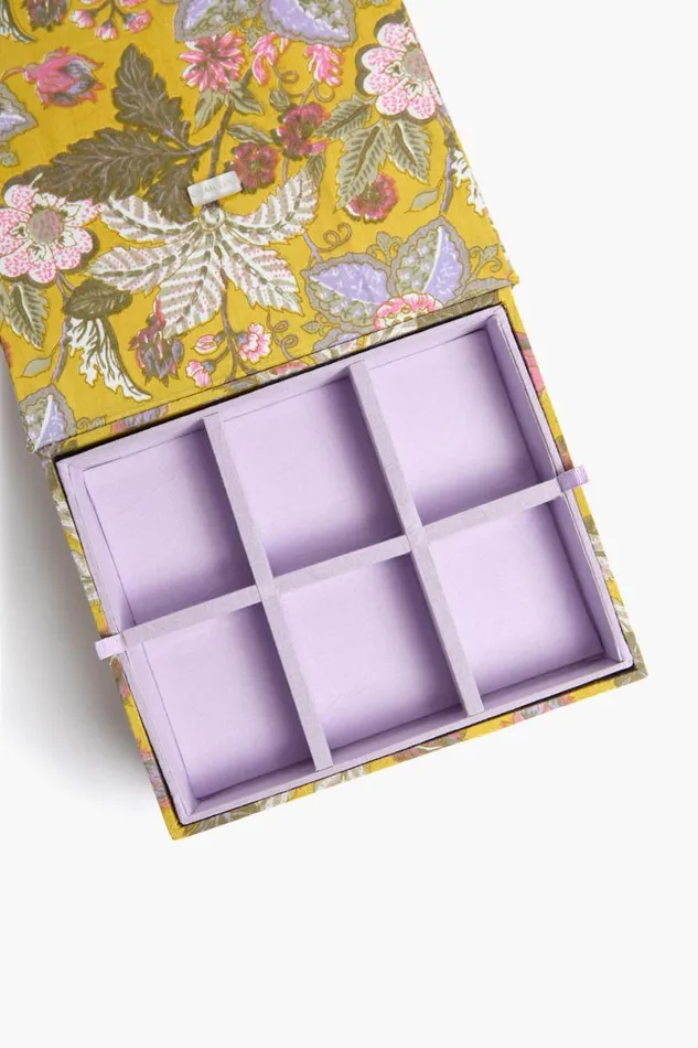 Chan Luu Classic Jewelry Box Yellow Women Jewelry Storage