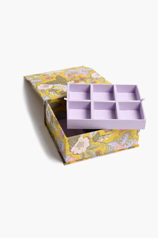Chan Luu Classic Jewelry Box Yellow Women Jewelry Storage
