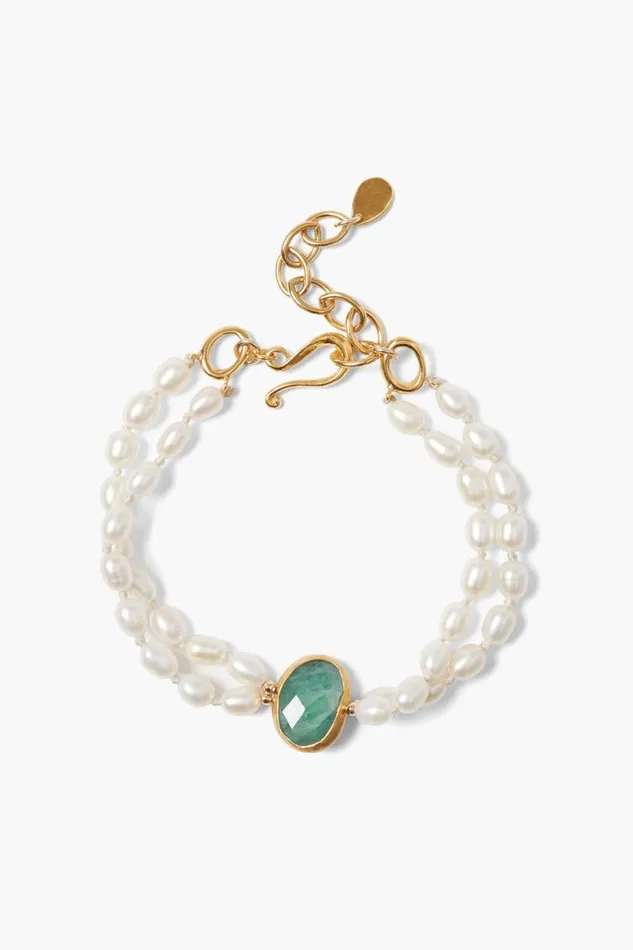 Chan Luu Colette Bracelet White Pearl Women Bracelets