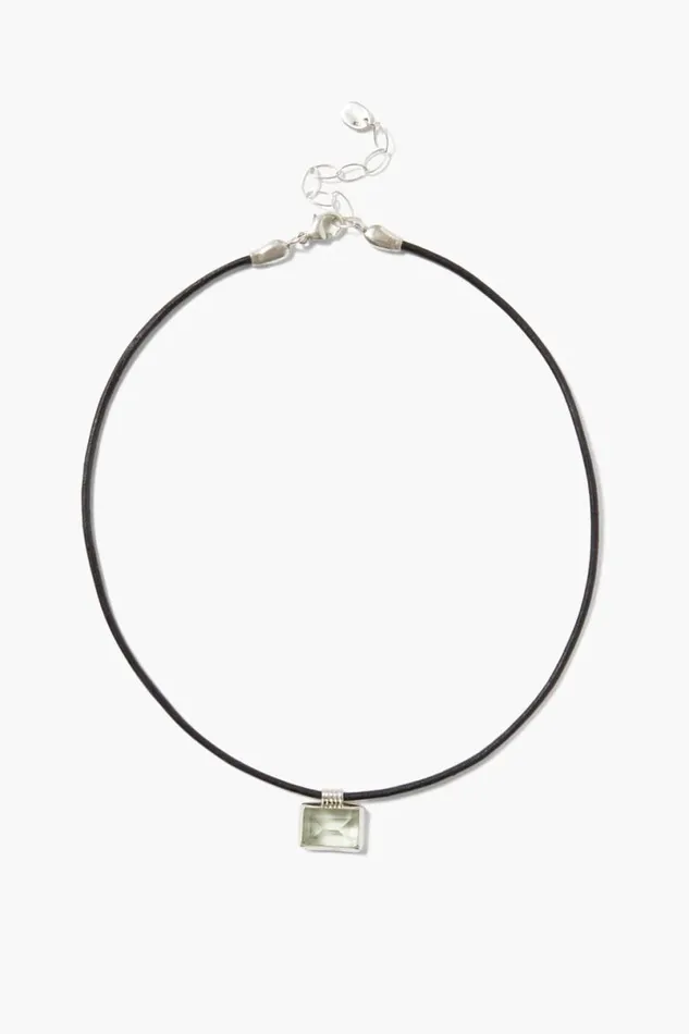 Chan Luu Cora Necklace Green Amethyst Women Necklaces