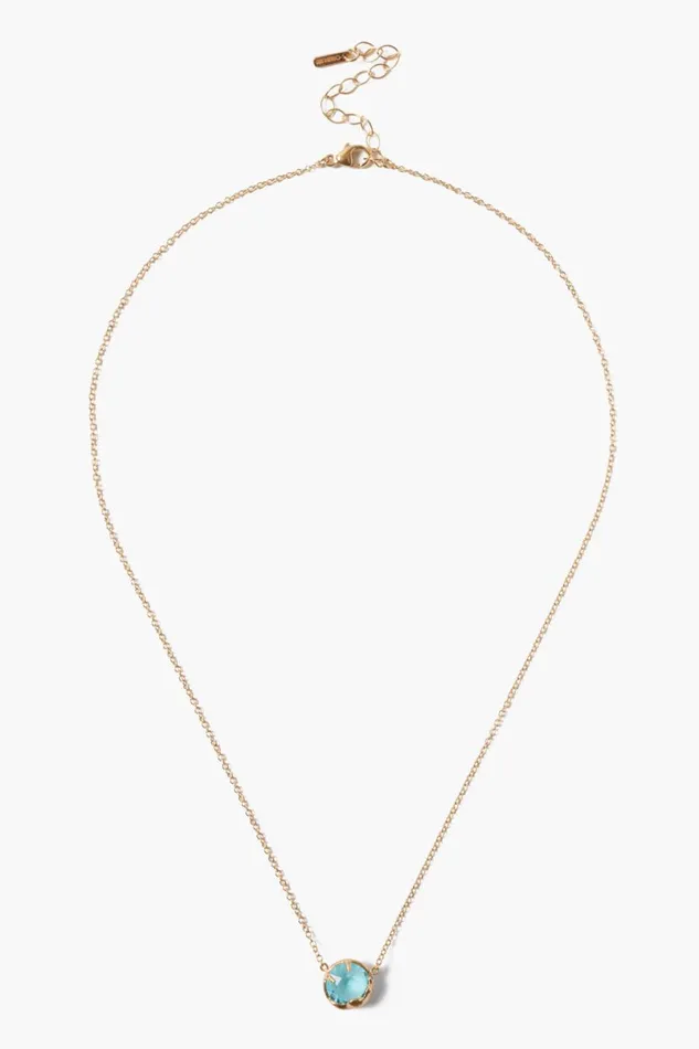Chan Luu December Birthstone Necklace Turquoise Crystal Women Necklaces