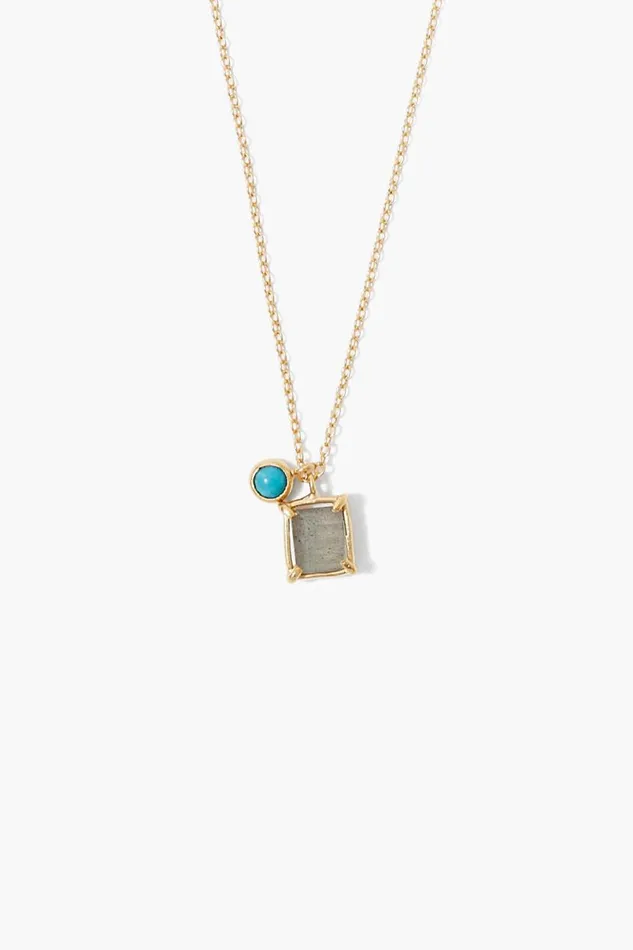 Chan Luu Delilah Pendant Necklace Labradorite Mix Women Necklaces