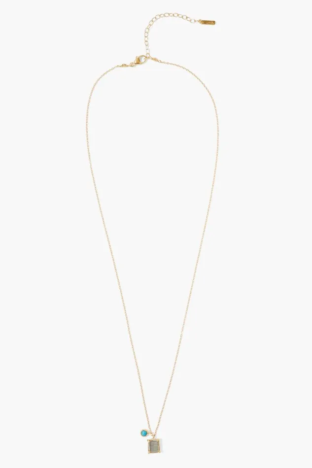 Chan Luu Delilah Pendant Necklace Labradorite Mix Women Necklaces