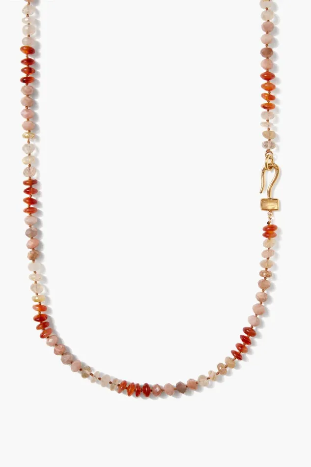 Chan Luu Grand Odyssey Necklace Sunstone Mix Women Necklaces