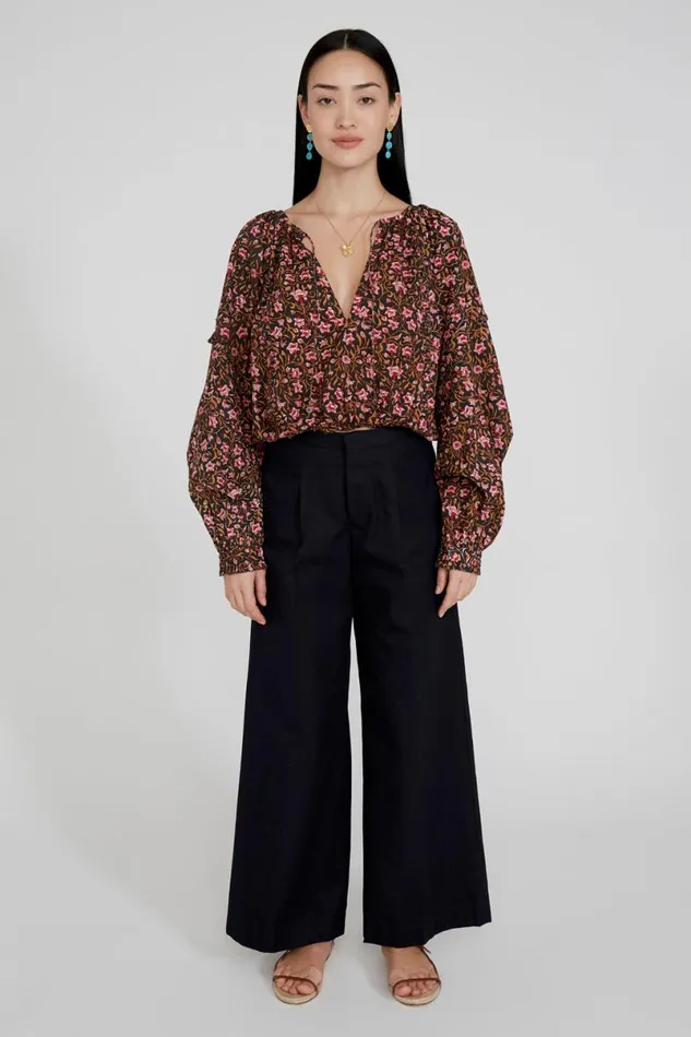 Chan Luu Greta Blouse Sachet Pink Women Tops