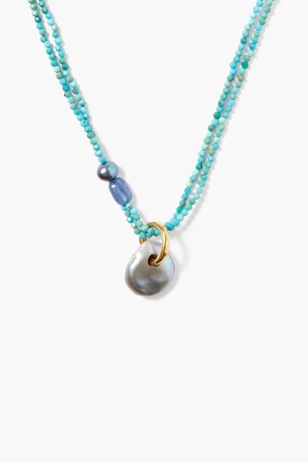 Chan Luu Ibiza Necklace Turquoise Women Necklaces
