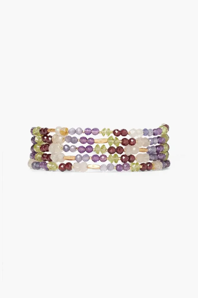Chan Luu Indio Naked Wrap Bracelet Multi Mix Women Bracelets