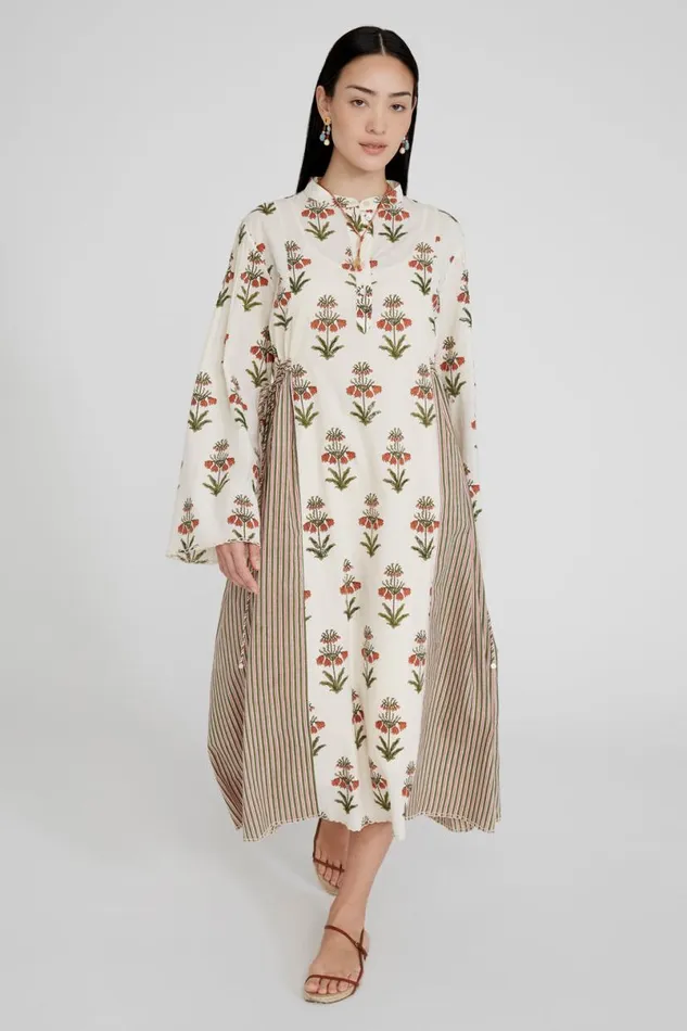 Chan Luu Jacinte Dress White Stem Women Dresses