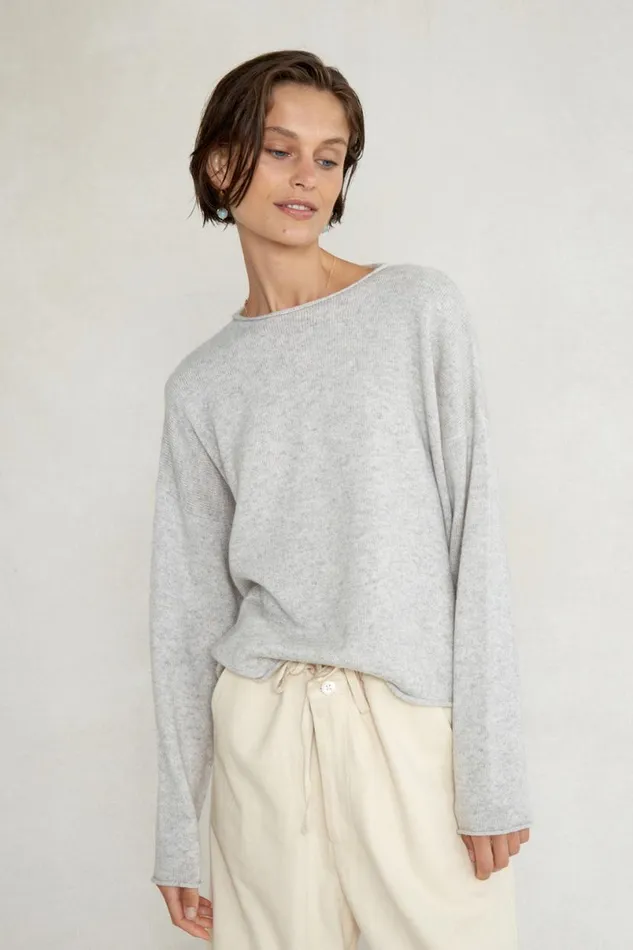 Chan Luu Jane Sweater Frost Women Knitwear
