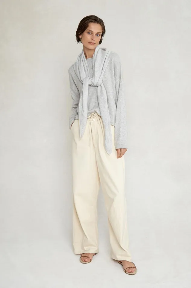 Chan Luu Jane Sweater Frost Women Knitwear