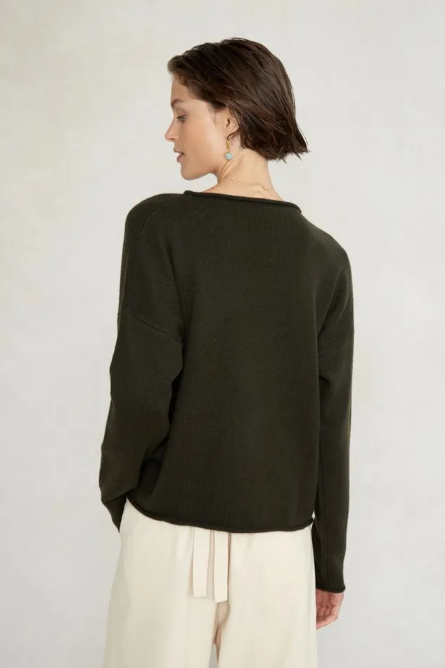 Chan Luu Jane Sweater Moss Women Knitwear