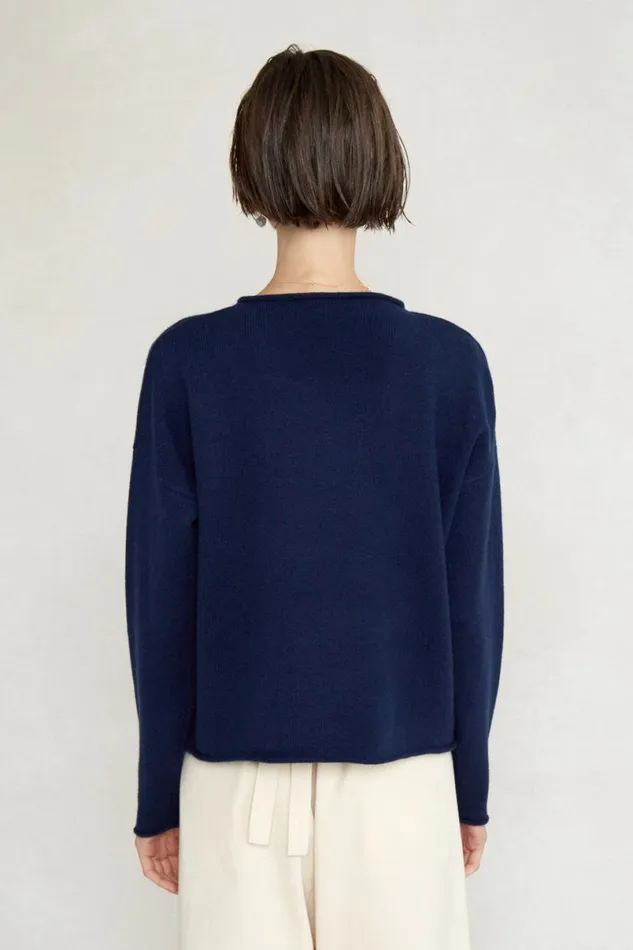 Chan Luu Jane Sweater Navy Women Knitwear