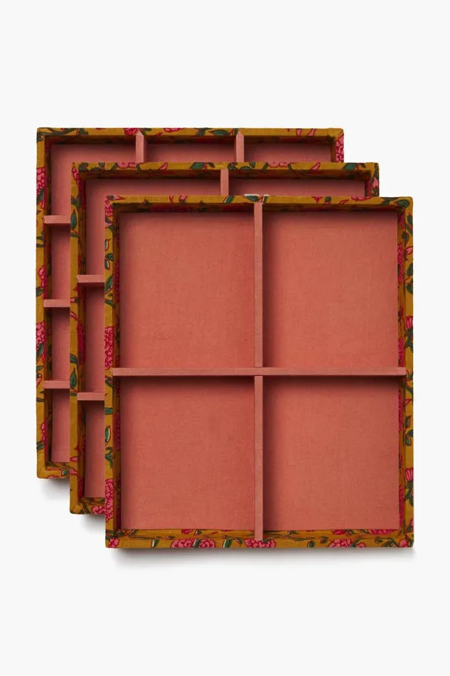 Chan Luu Jewelry Tray Set Marigold Women Jewelry Storage