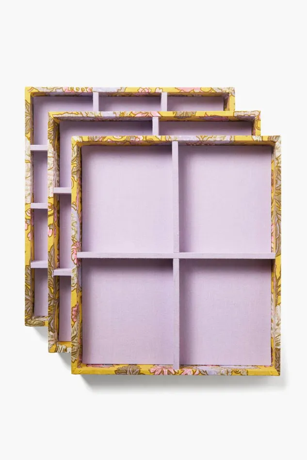 Chan Luu Jewelry Tray Set Yellow Women Jewelry Storage