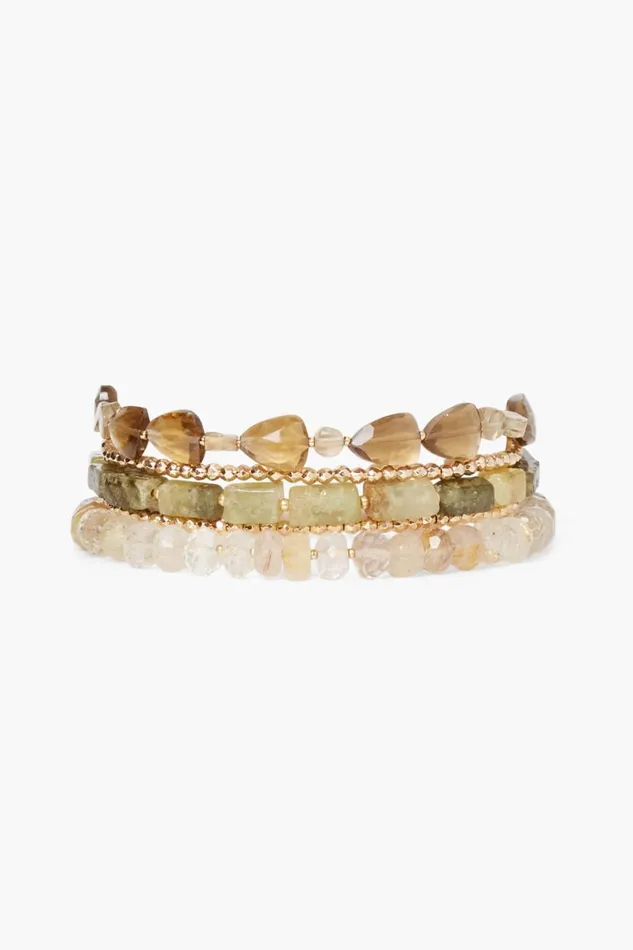 Chan Luu Kenai Naked Wrap Bracelet Natural Mix Women Bracelets