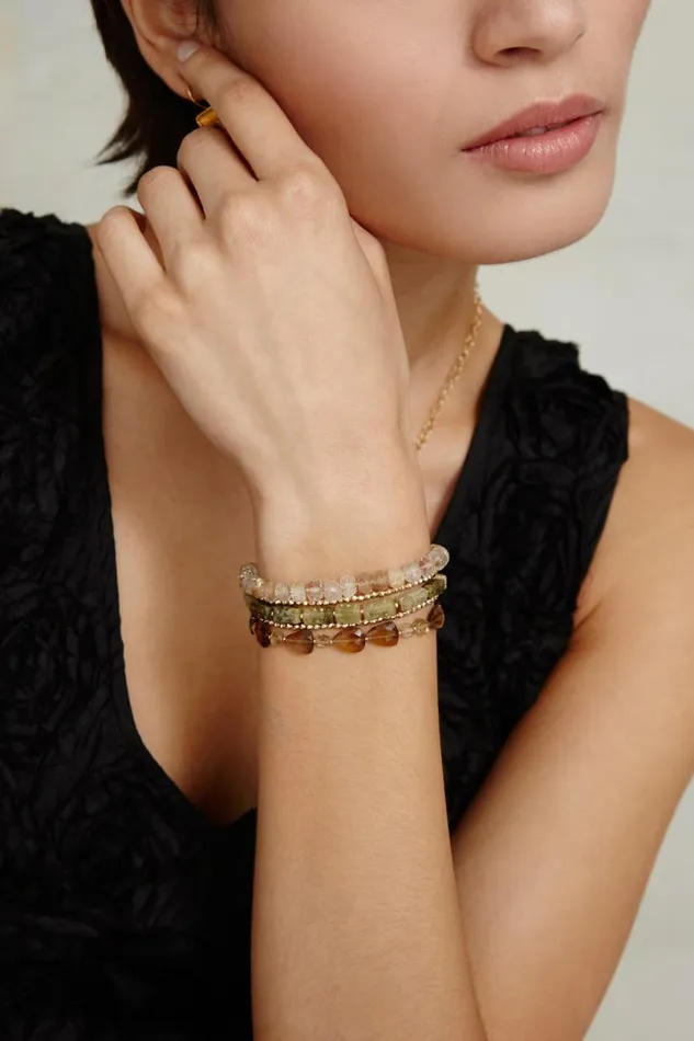 Chan Luu Kenai Naked Wrap Bracelet Natural Mix Women Bracelets