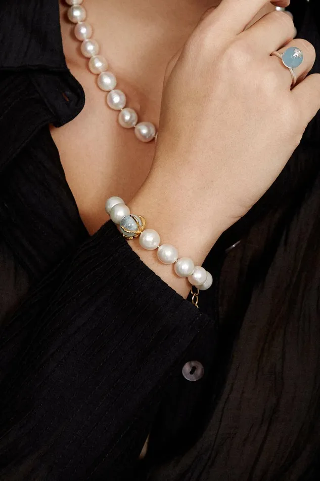 Chan Luu Lark Bracelet White Pearl Mix Women Bracelets