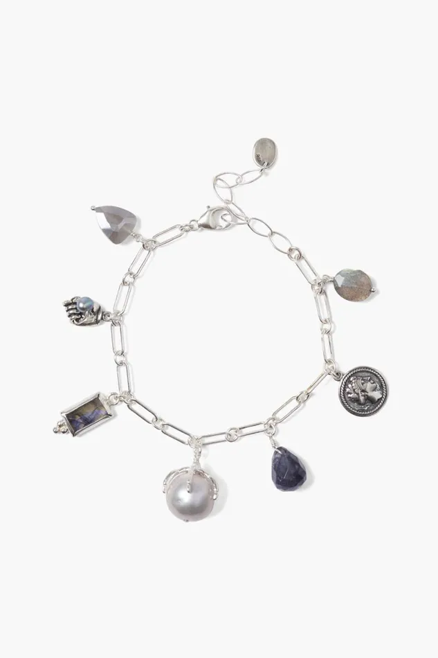 Chan Luu Lark Charm Bracelet Silver Mix Women Bracelets