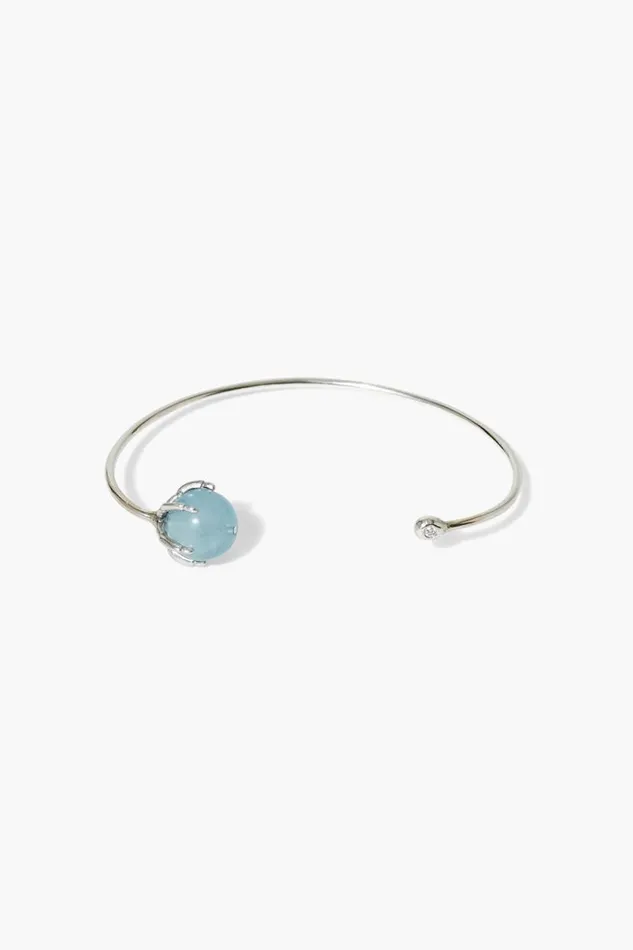 Chan Luu Lark Cuff Bracelet Aquamarine Women Bracelets