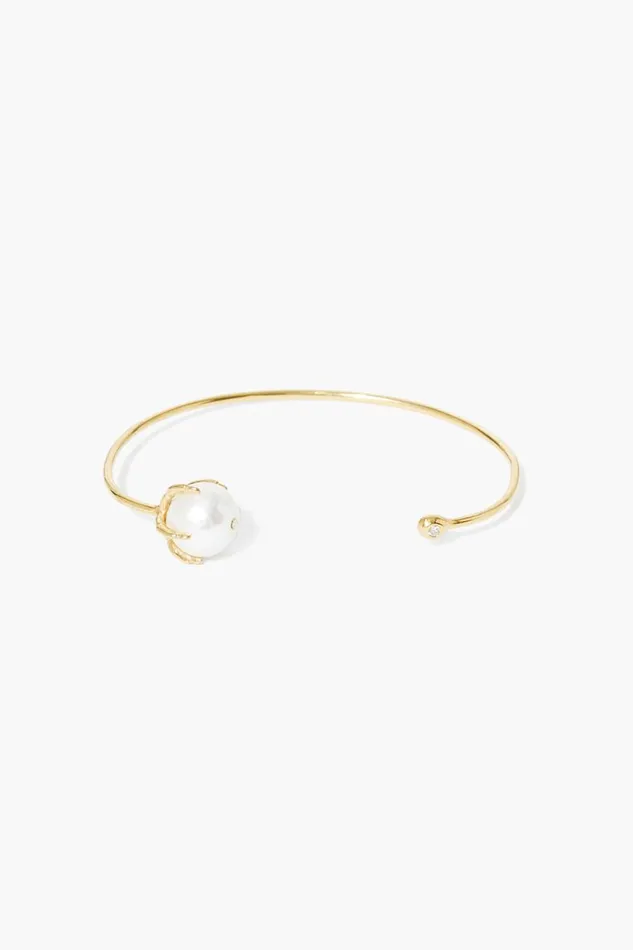 Chan Luu Lark Cuff Bracelet White Pearl Women Bracelets