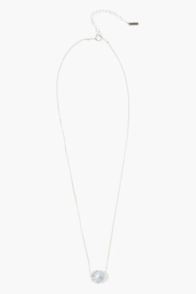 Chan Luu Lark Necklace Grey Pearl Women Necklaces