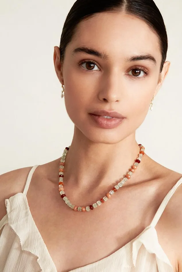 Chan Luu Laurel Necklace Phrenite Mix Women Necklaces