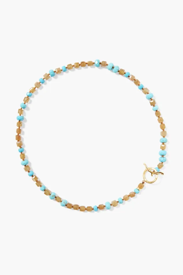 Chan Luu Laurel Necklace Turquoise Mix Women Necklaces