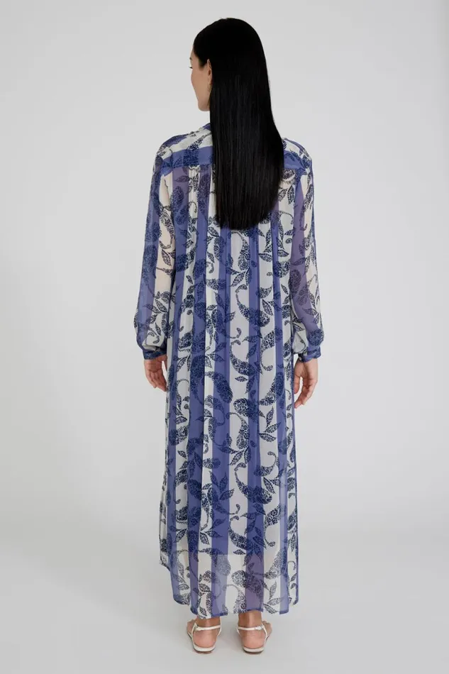 Chan Luu Louisa Dress Bellwether Blue Women Dresses