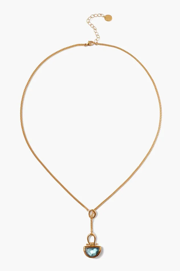 Chan Luu Luna Drop Necklace Labradorite Women Necklaces