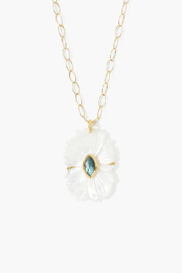 Chan Luu Magnolia Necklace White MOP Mix Women Necklaces