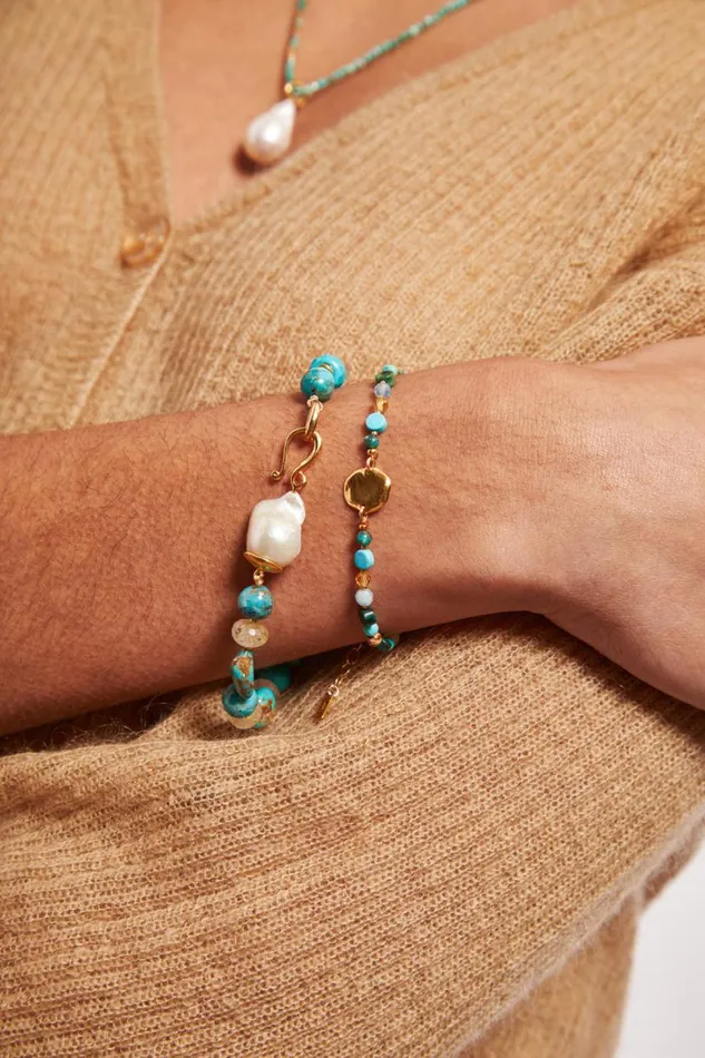Chan Luu Marrakesh Bracelet Turquoise Mix Women Bracelets