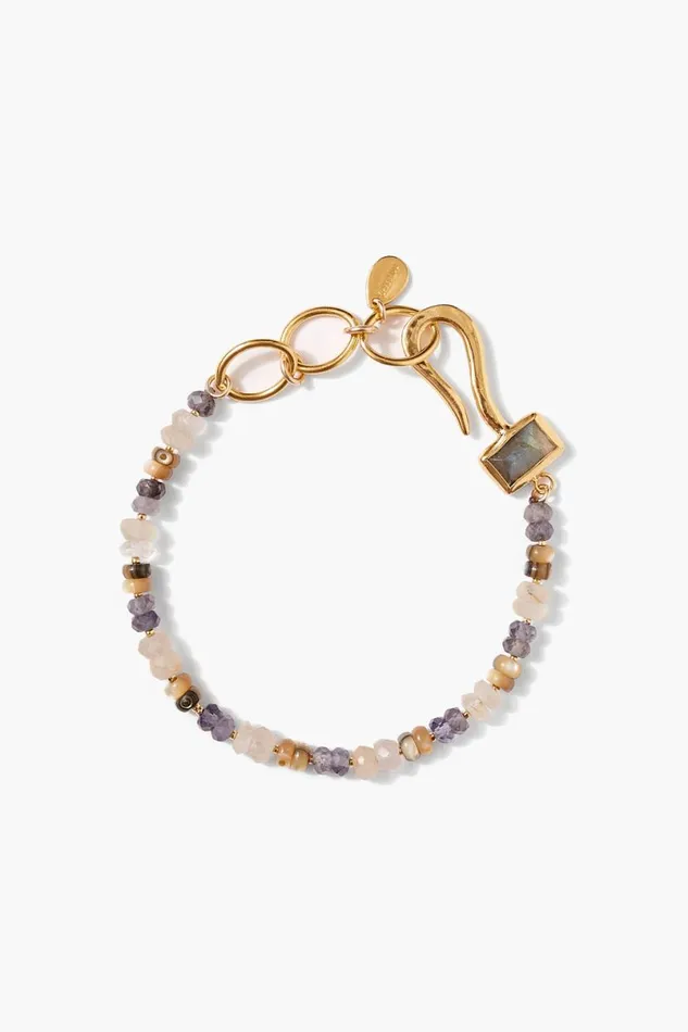 Chan Luu Odyssey Hook Bracelet Iolite Women Bracelets
