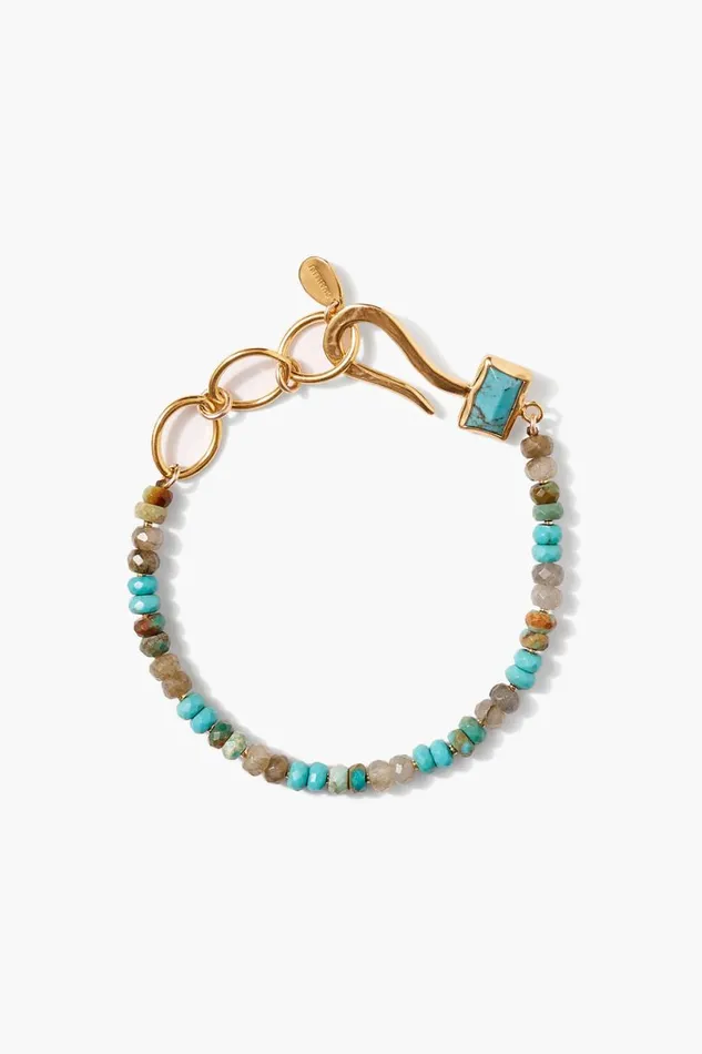 Chan Luu Odyssey Hook Bracelet Turquoise Women Bracelets