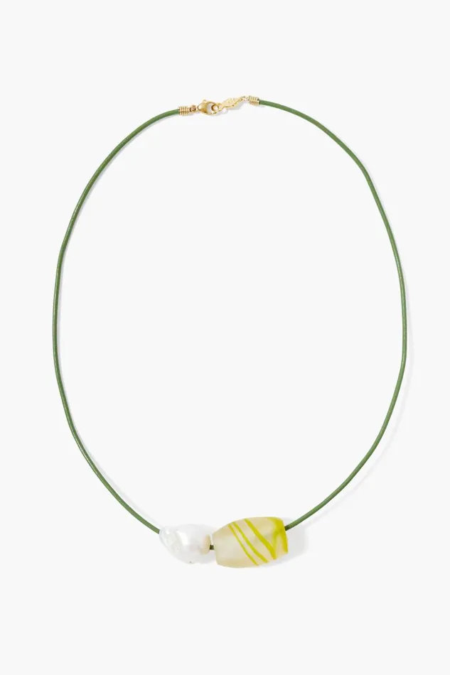 Chan Luu Palisade Necklace Green Women Necklaces