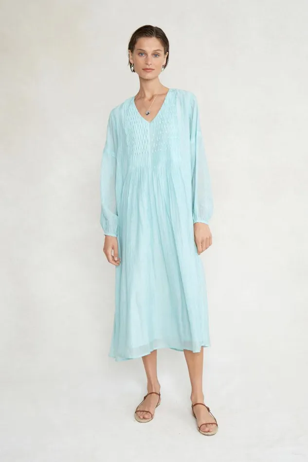 Chan Luu Pamela Dress Aqua Women Dresses