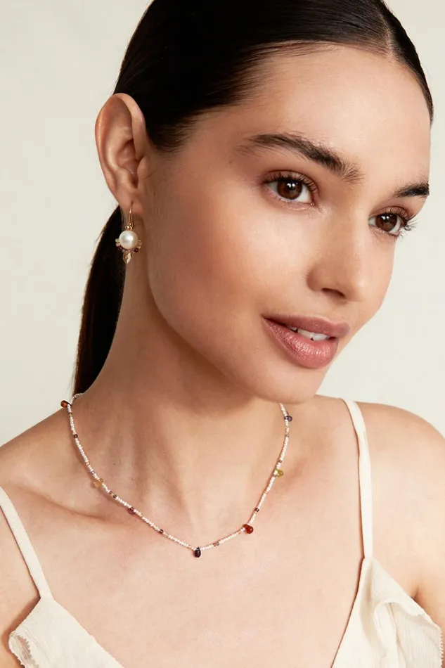 Chan Luu Paradiso Petite Necklace Multi Mix Women Necklaces