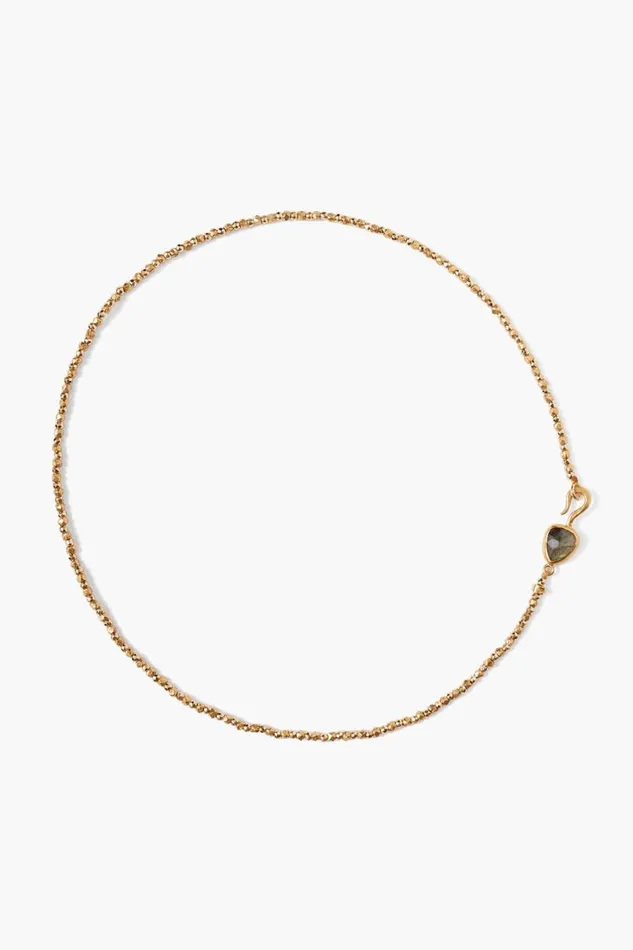 Chan Luu Rahel Beaded Necklace Labradorite Women Necklaces
