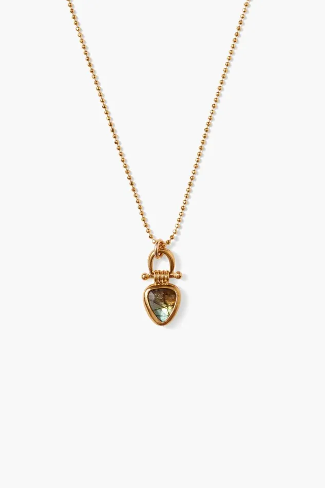 Chan Luu Rahel Necklace Labradorite Women Necklaces