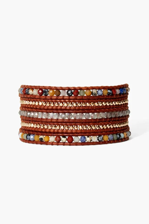 Chan Luu Santi Wrap Bracelet Multi Mix Women Bracelets