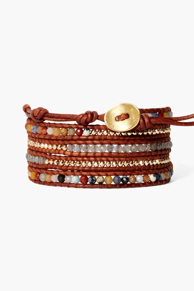 Chan Luu Santi Wrap Bracelet Multi Mix Women Bracelets