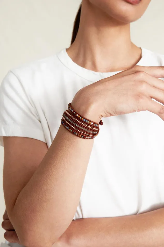 Chan Luu Santi Wrap Bracelet Multi Mix Women Bracelets